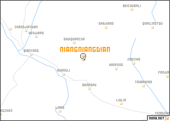 map of Niangniangdian