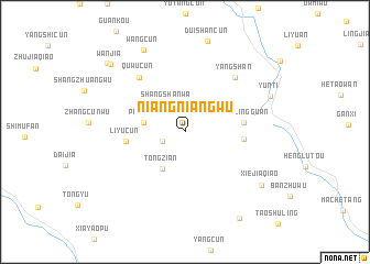 map of Niangniangwu