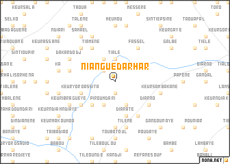 map of Niangué Darhar