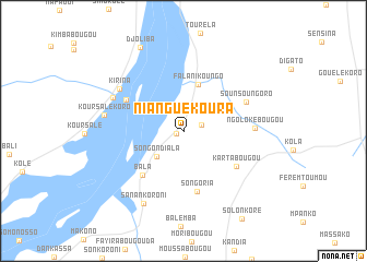 map of Niangué Koura