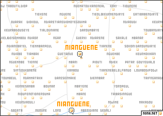 map of Nianguène