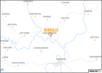 map of Niangxi