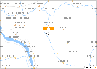 map of Nianié