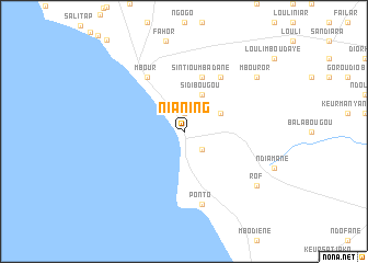 map of Nianing