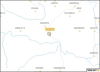 map of Niani