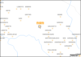 map of Niani