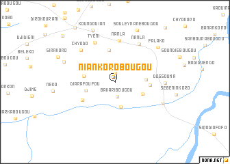 map of Niankorobougou