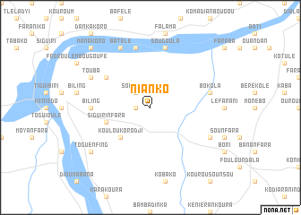 map of Nianko