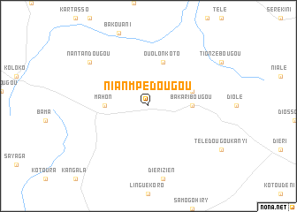 map of Nianmpédougou