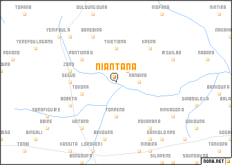 map of Niantana