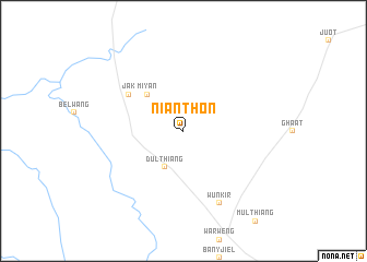 map of Nianthon
