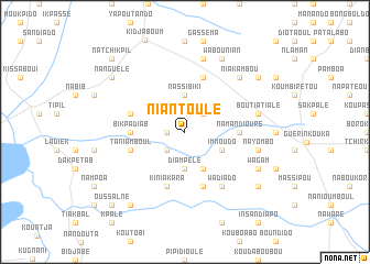 map of Niantoulé