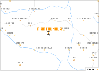 map of Niantoumala