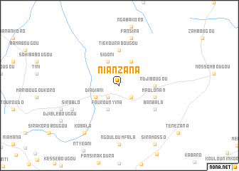 map of Nianzana