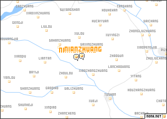 map of Nianzhuang