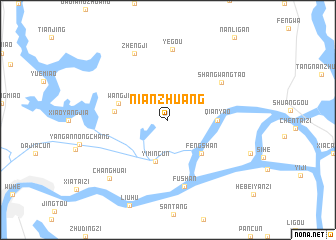 map of Nianzhuang