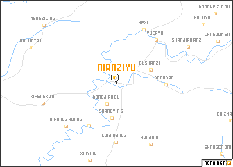 map of Nianziyu