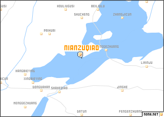 map of Nianzuqiao