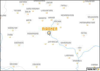 map of Niaomen