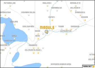 map of Niaoulé
