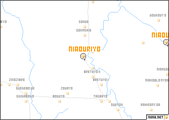 map of Niaouriyo