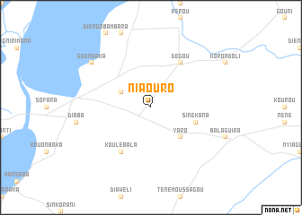 map of Nia Ouro