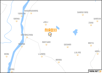 map of Niaoxi