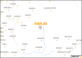 map of Niaplan