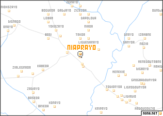 map of Niaprayo