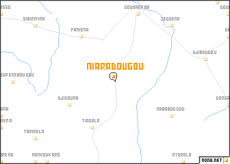 map of Niaradougou