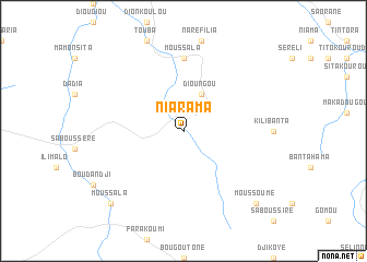 map of Niarama