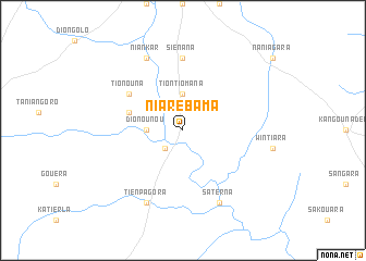 map of Niarébama