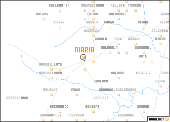 map of Niaria