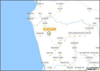 map of Niasam