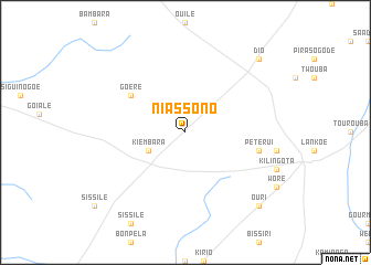 map of Niassono