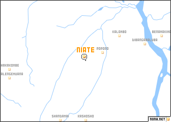 map of Niate