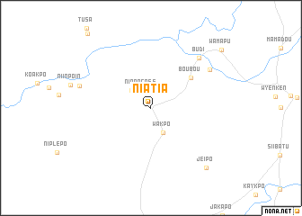 map of Niatia