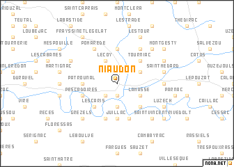 map of Niaudon