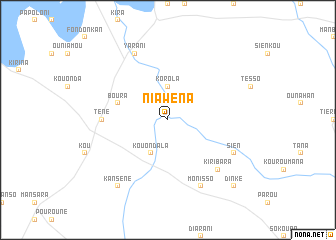 map of Niawéna