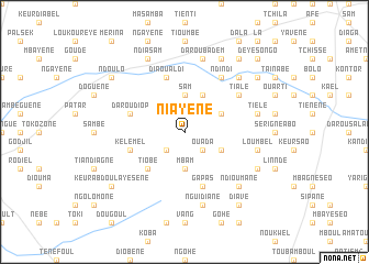 map of Niayène
