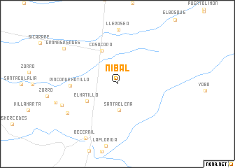 map of Nibal