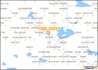 map of Nibbleåsen