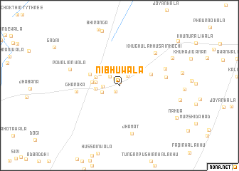 map of Nibhuwāla