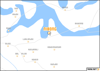 map of Nibong