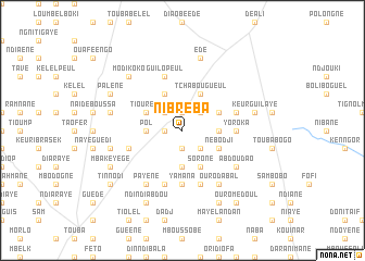 map of Nibré Ba
