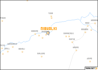 map of Nibwalki