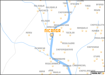 map of Nicanga