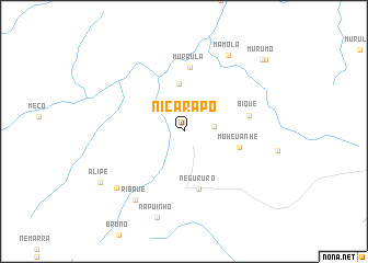 map of Nicarapo