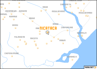 map of Nicataca