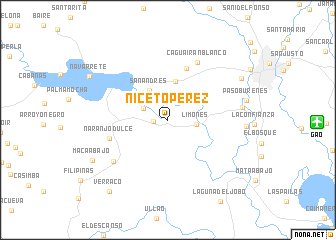 map of Niceto Pérez